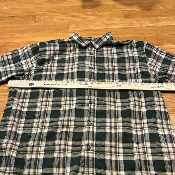 Eddie Bauer men’s  flannel plaid button down shirt size XXlarge. - Picture 6 of 7